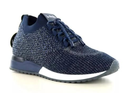 La Strada Dames Sneakers in Blauw Combi Voel Je Geinspireerd met Onze Moderne Polyester Sneakers